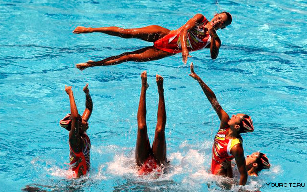 Бразильянки синхронное плавание 2008