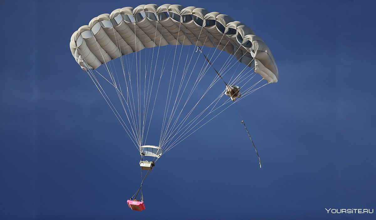 Спасательный парашют летчика
