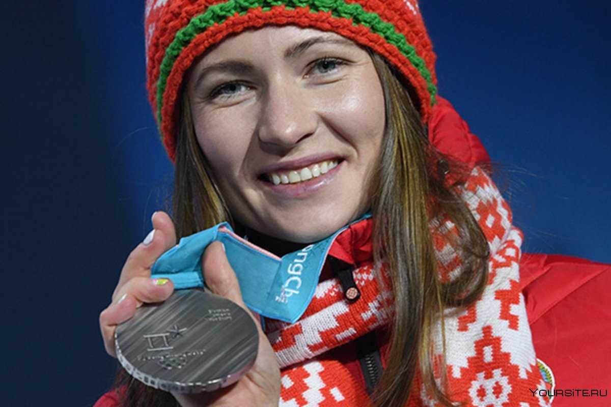 Четырехкратная Олимпийская чемпионка по биатлону Дарья #Домрачева