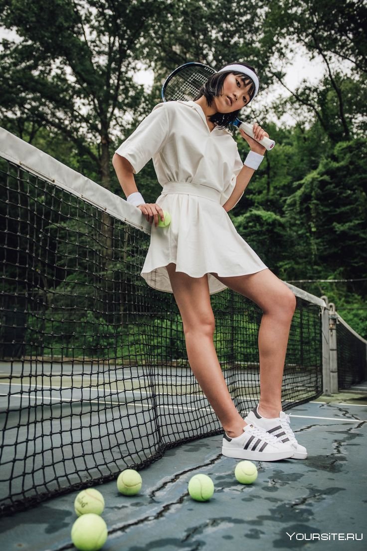 Теннисное платье adidas Parley Blue