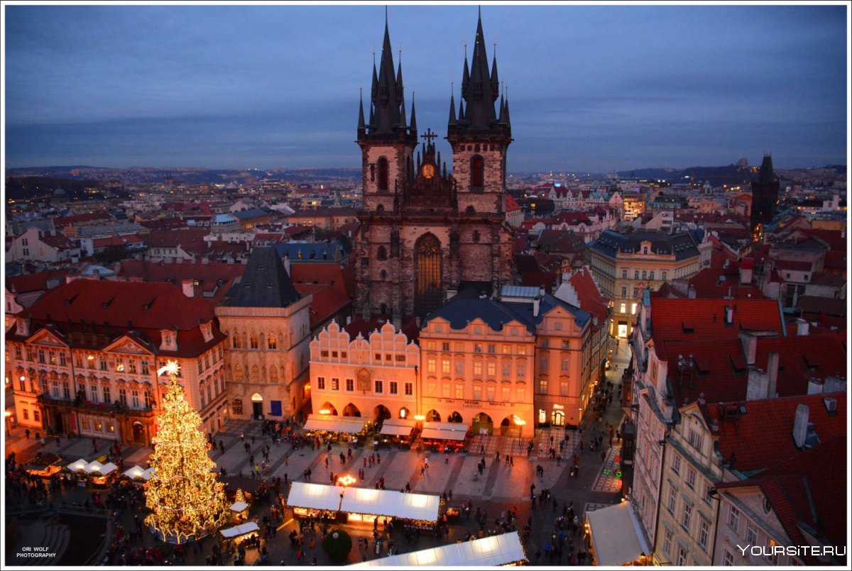 Чехия Прага в декабре