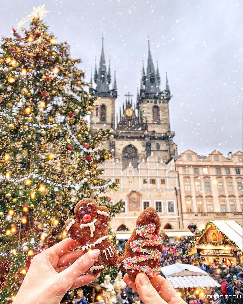 Прага Чехия Рождество
