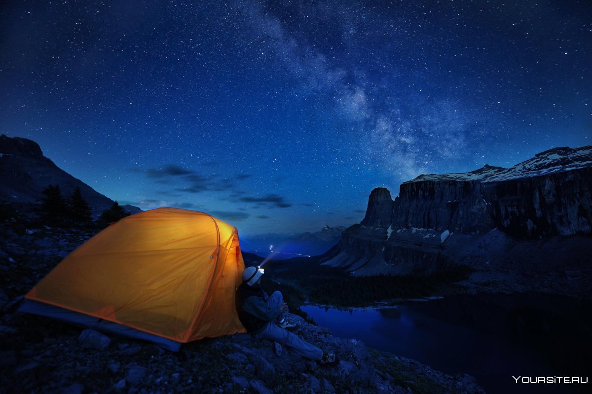 Палатка под звездным небом