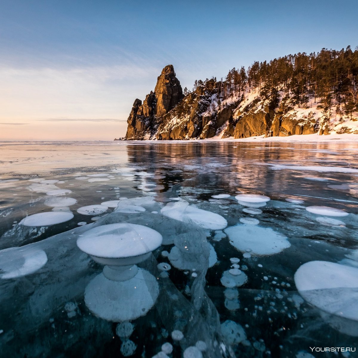 Метановые пузыри на Байкале