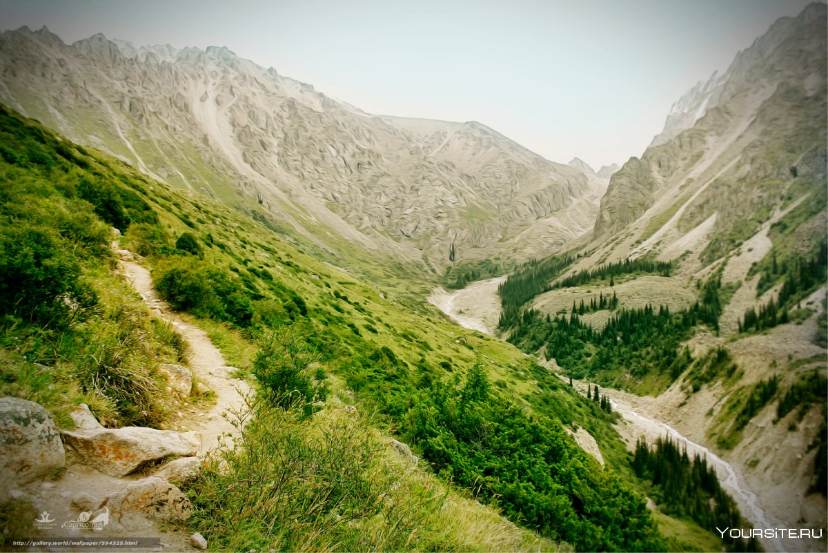 Гора Манас Киргизия