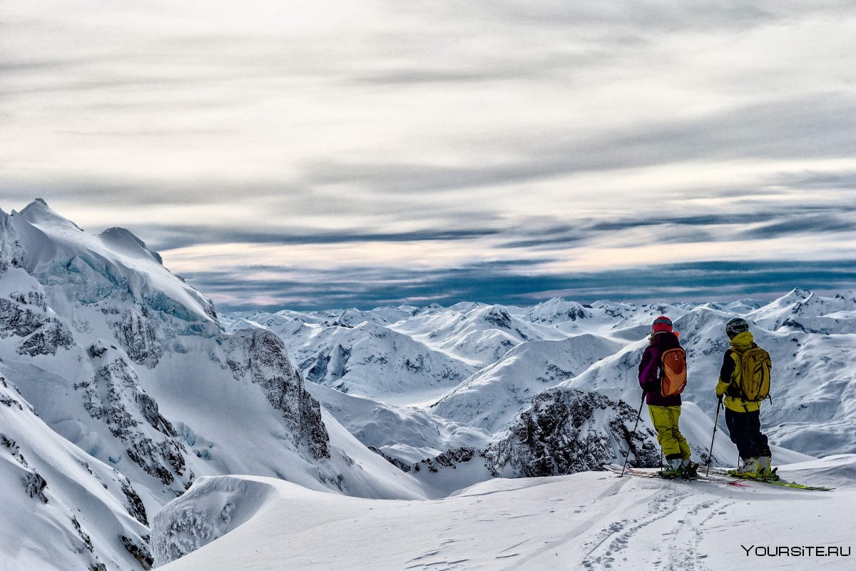 Heliski в Канаде фото