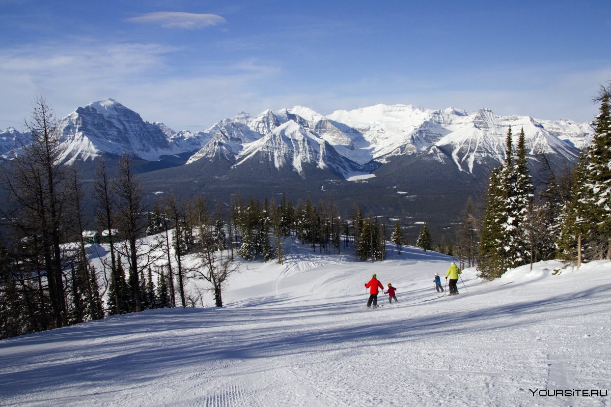 Банф Канада горнолыжный курорт