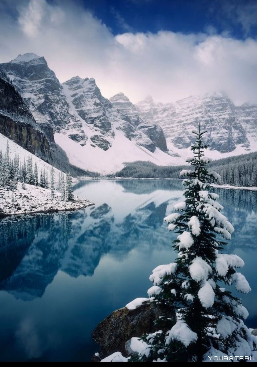 Национальный парк Банф Канада зимой