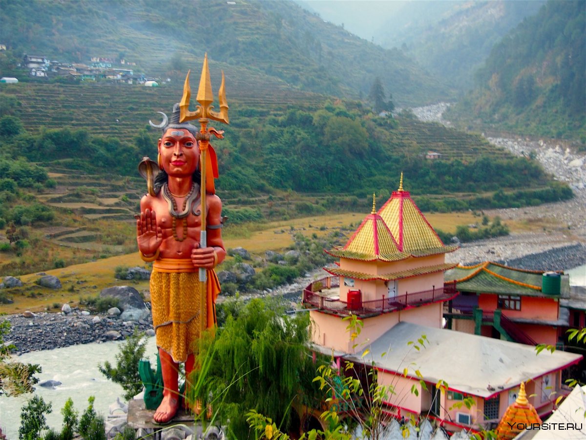 Гималаи храм ашрам