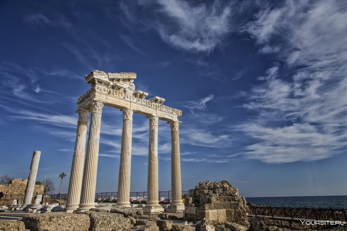 Руины Пергама Турции