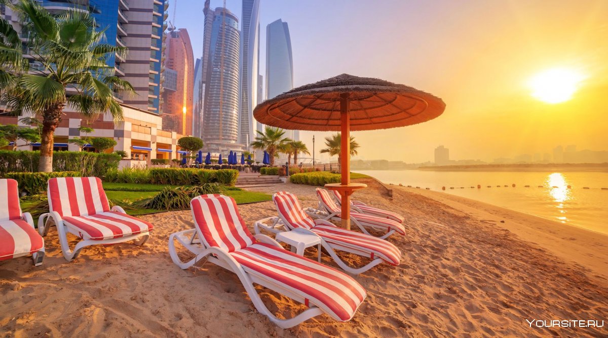 ОАЭ Абу Даби пляжи