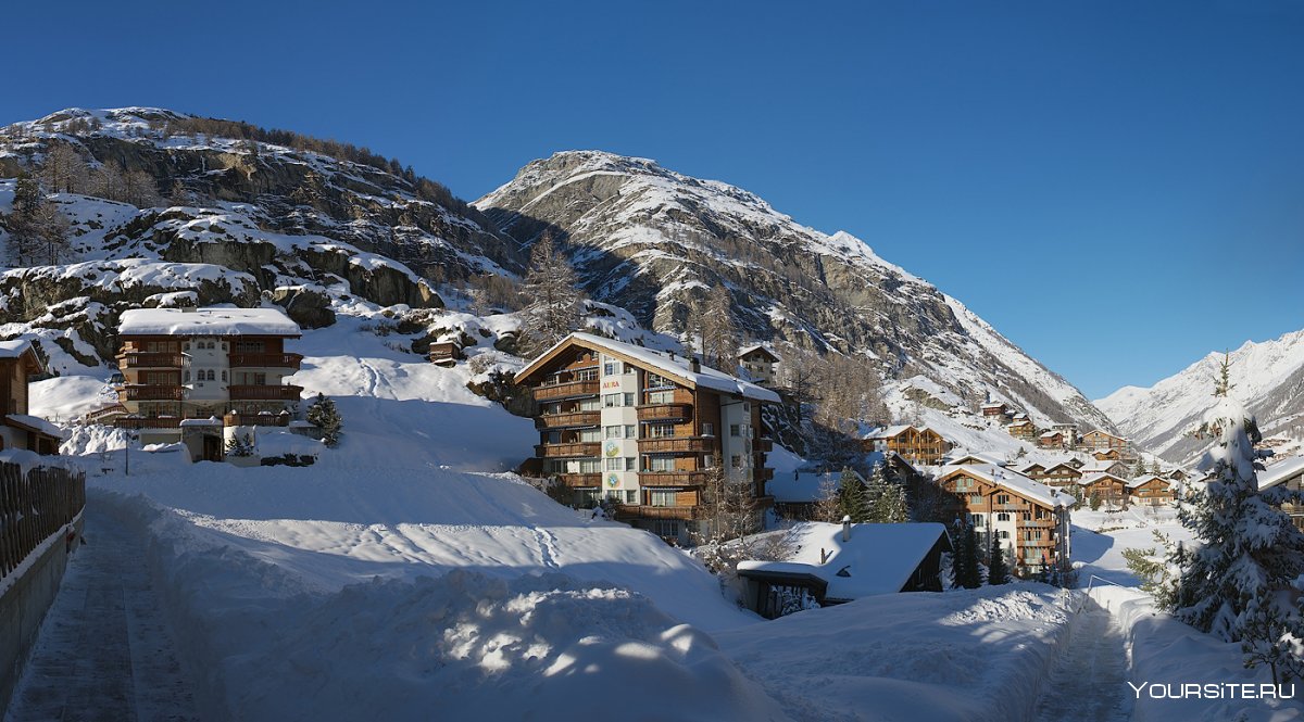 Zermatt Швейцария курорт