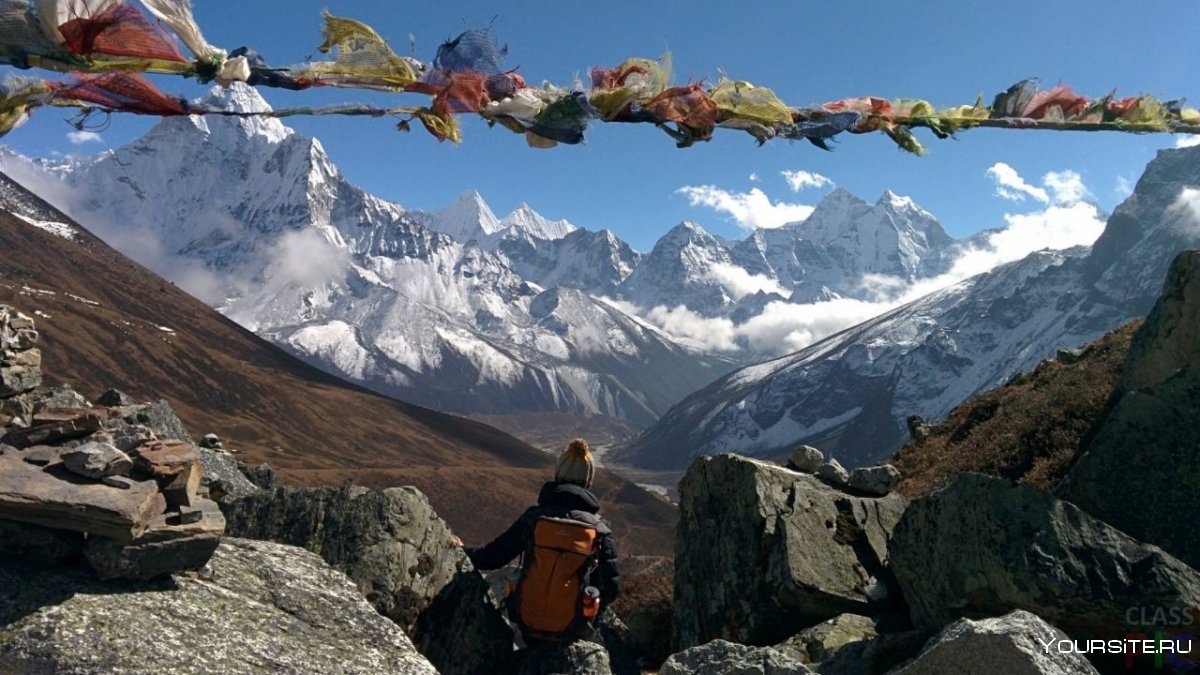 Гималаи гор туристы