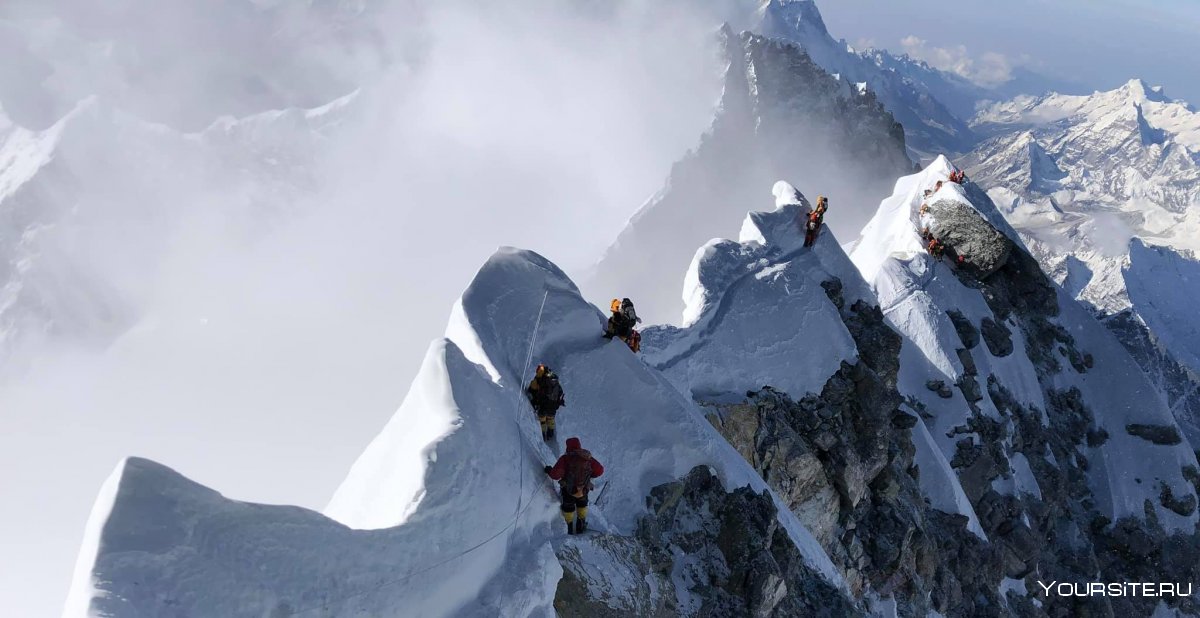 Китайская лестница на Эвересте