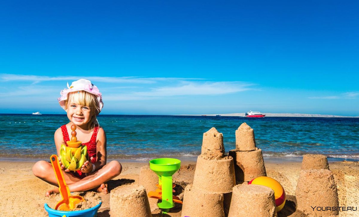 Египет пляж дети