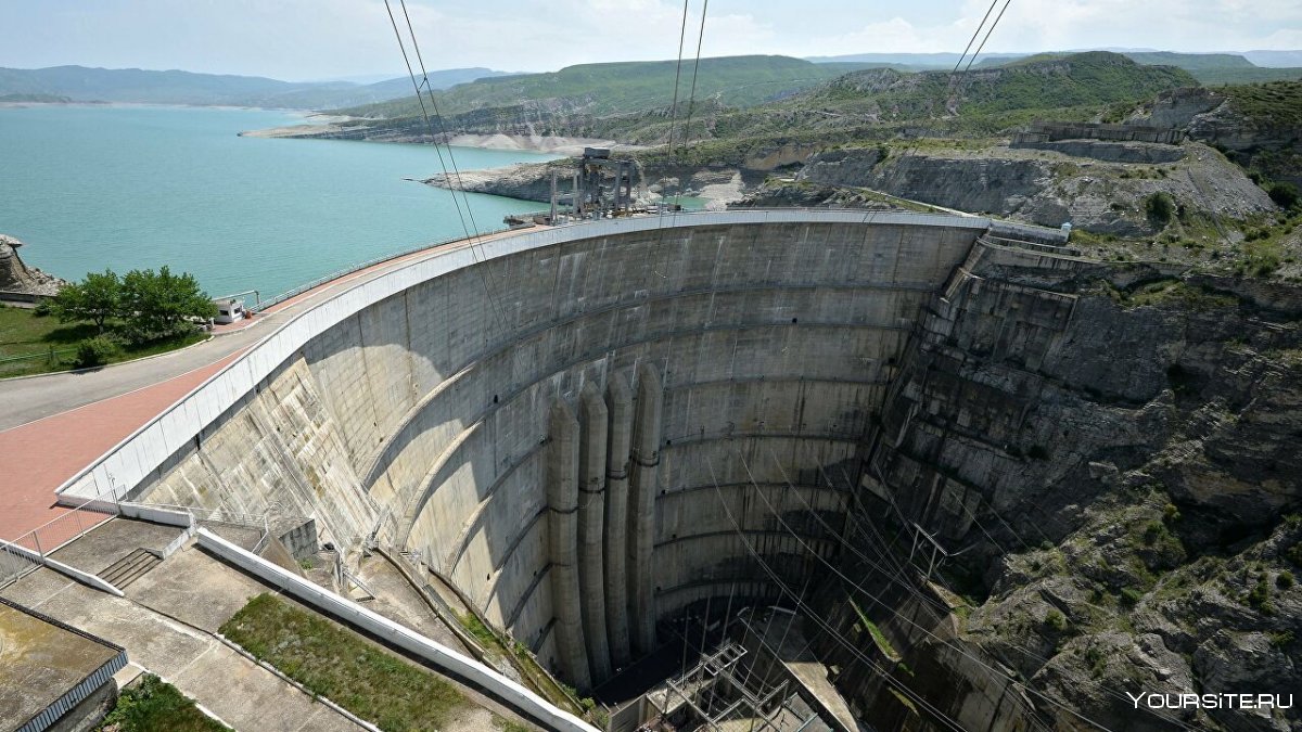 Чиркейская ГЭС В Дагестане для туристов