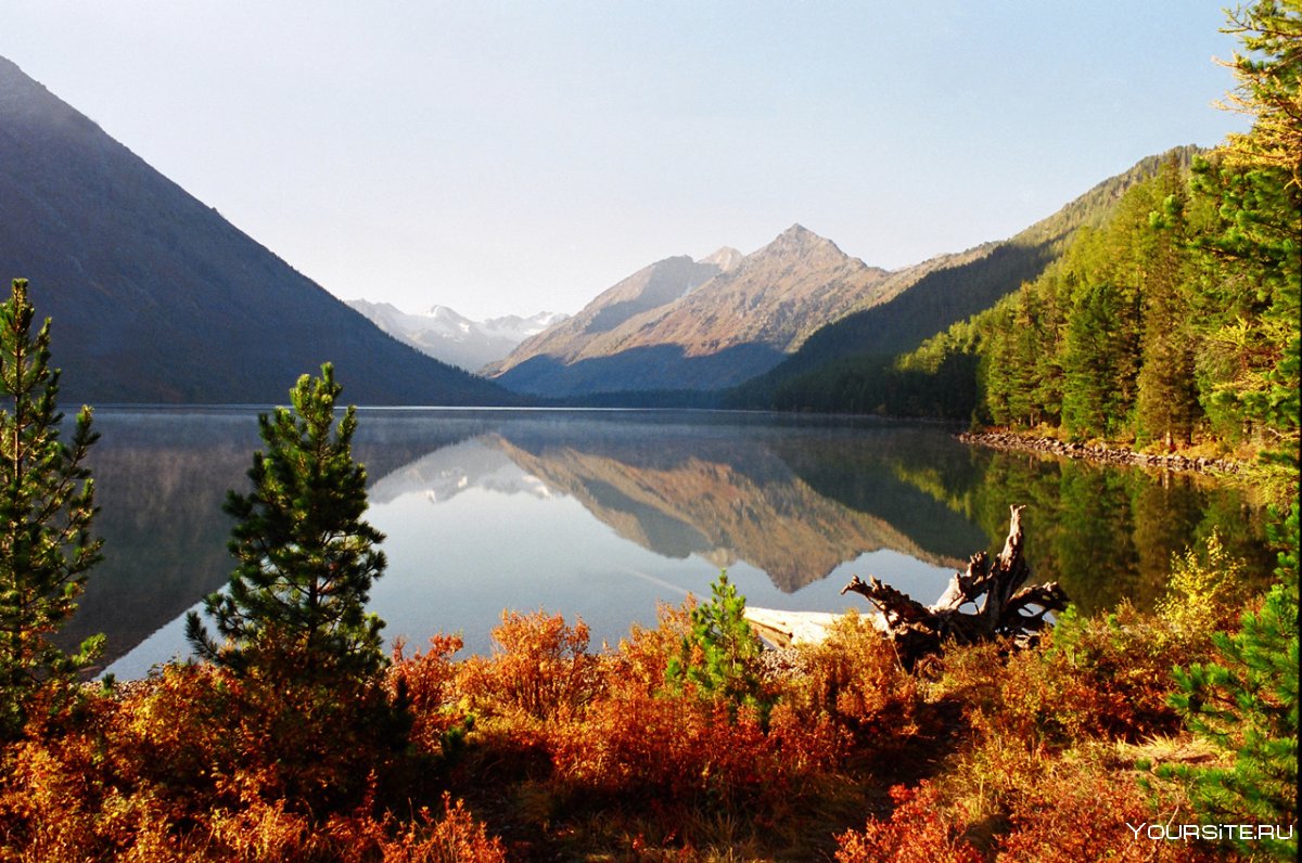 Мультинские озера Алтай осень