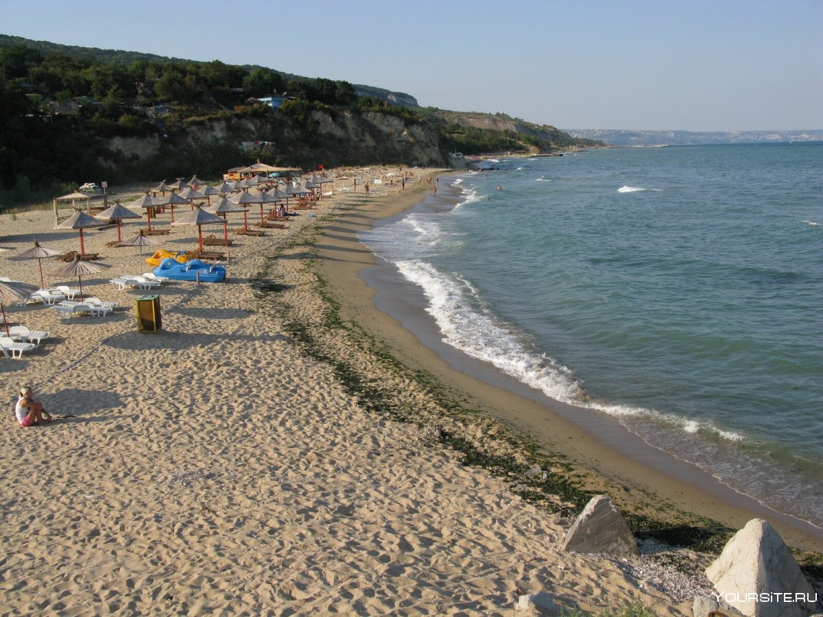Пляж золотые Пески Болгария