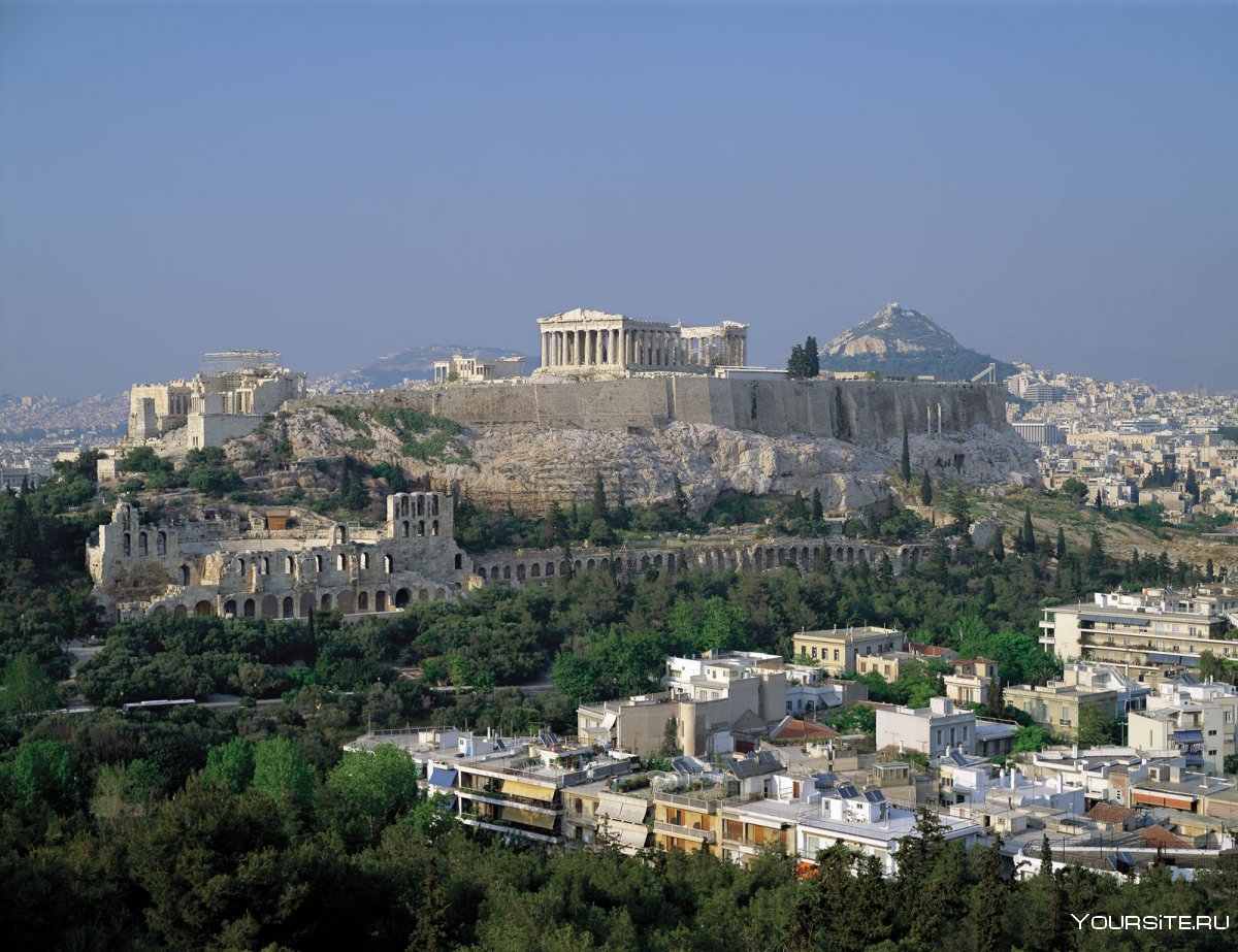 Холм Акрополь в древней Греции