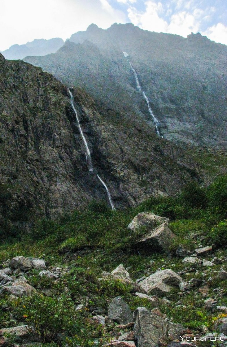Осетия водопады Мидаграбинские