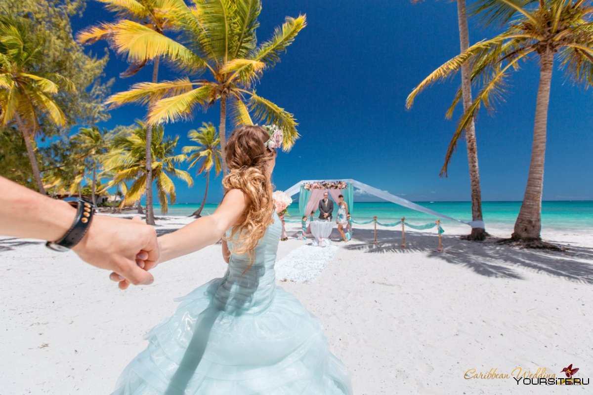 Доминикана пляж свадьба