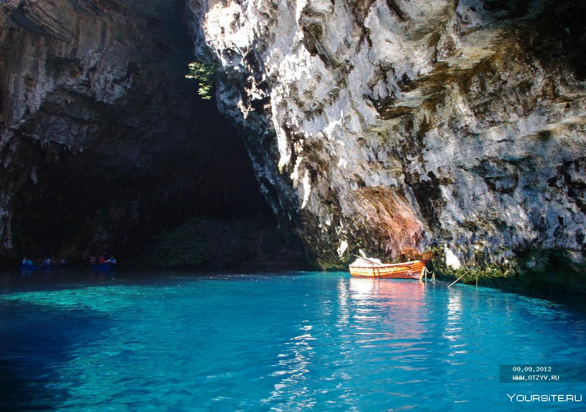 Остров Кефалония Греция пещера Дрогарати