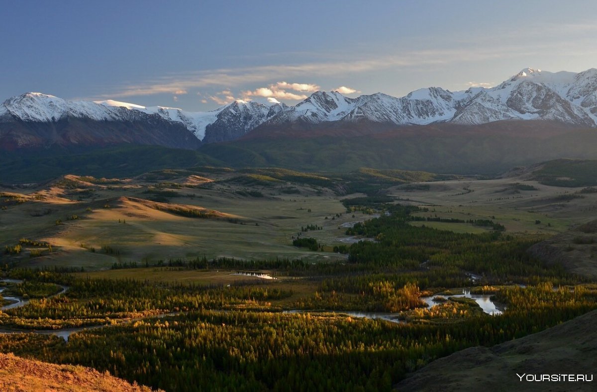 Панорама Северо-Чуйского хребта