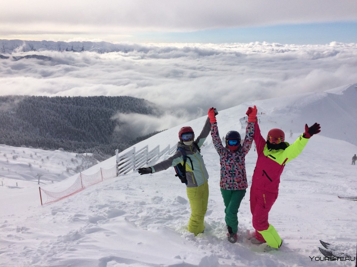 Красная Поляна горнолыжный курорт 2021 год