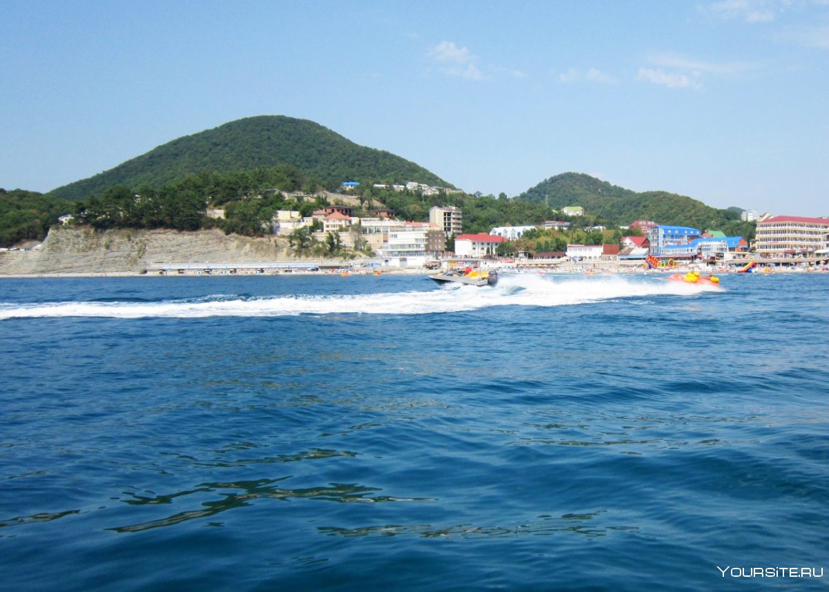 Поселок Ольгинка на черном море