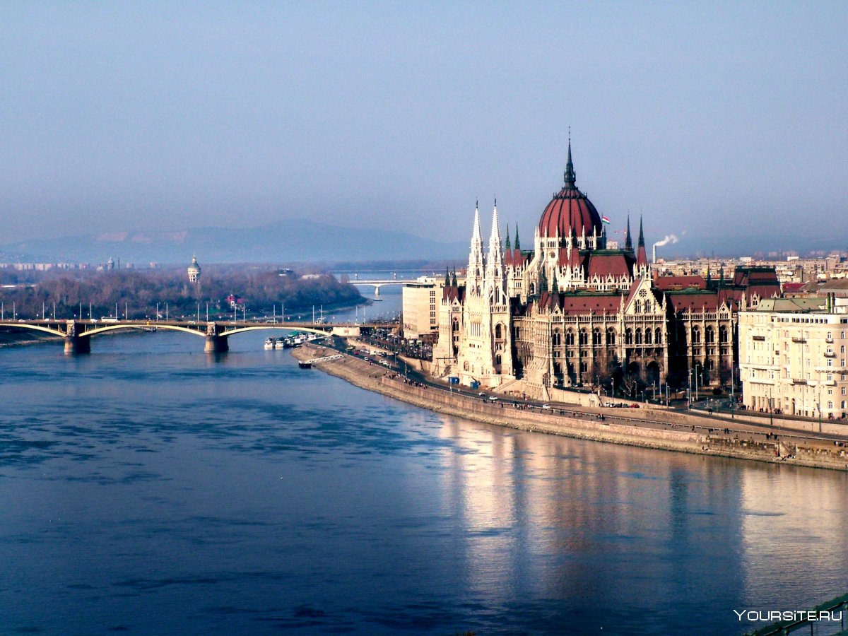 Река Дунай в Венгрии