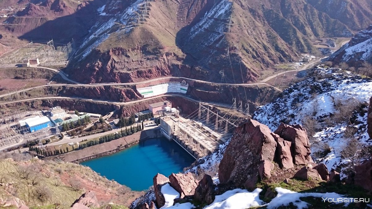Водохранилище в Ташкенте Чарвак