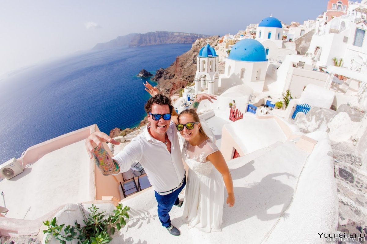 Греция Санторини свадебное путешествие