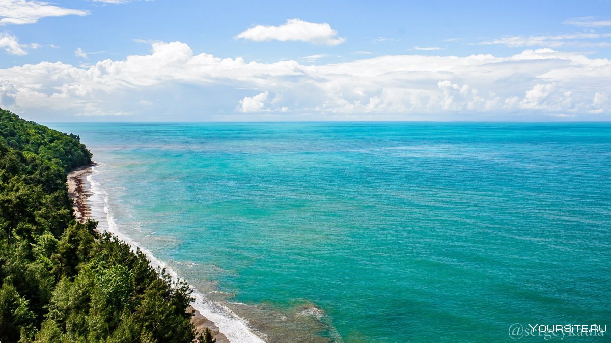 Абхазия море природа