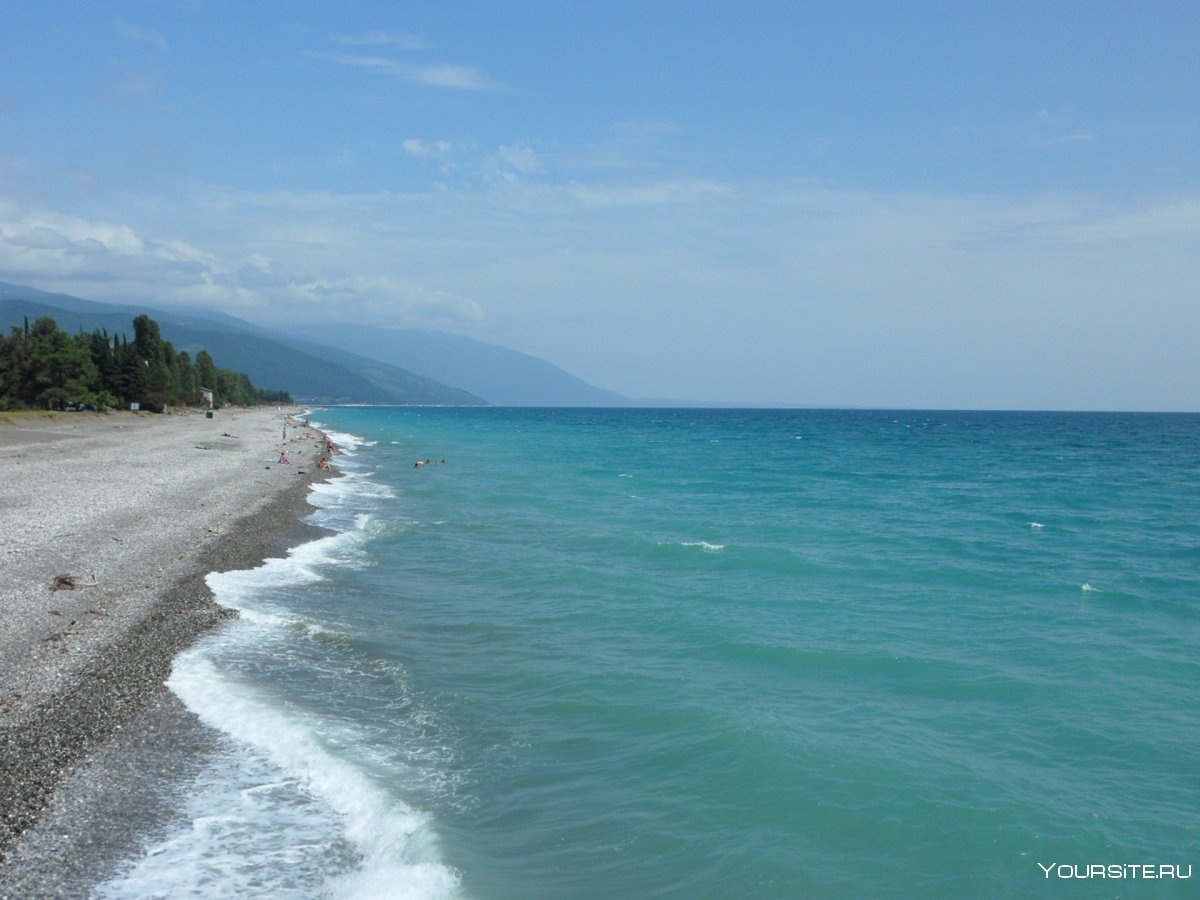 Черное море Абхазия