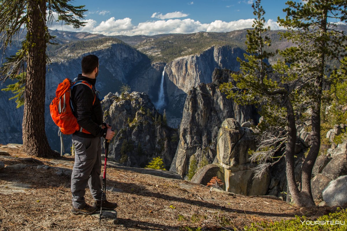 Долина Йосемити и туристы