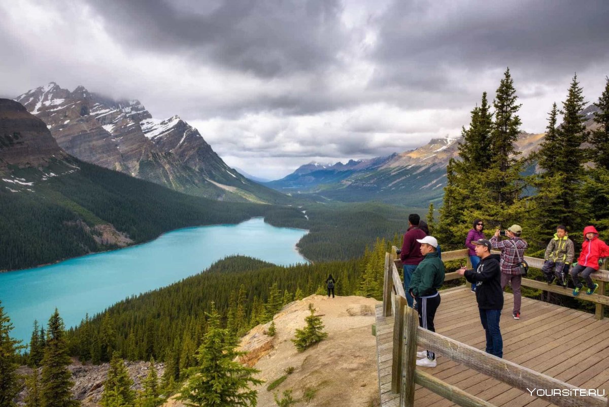 Banff Canada туристы