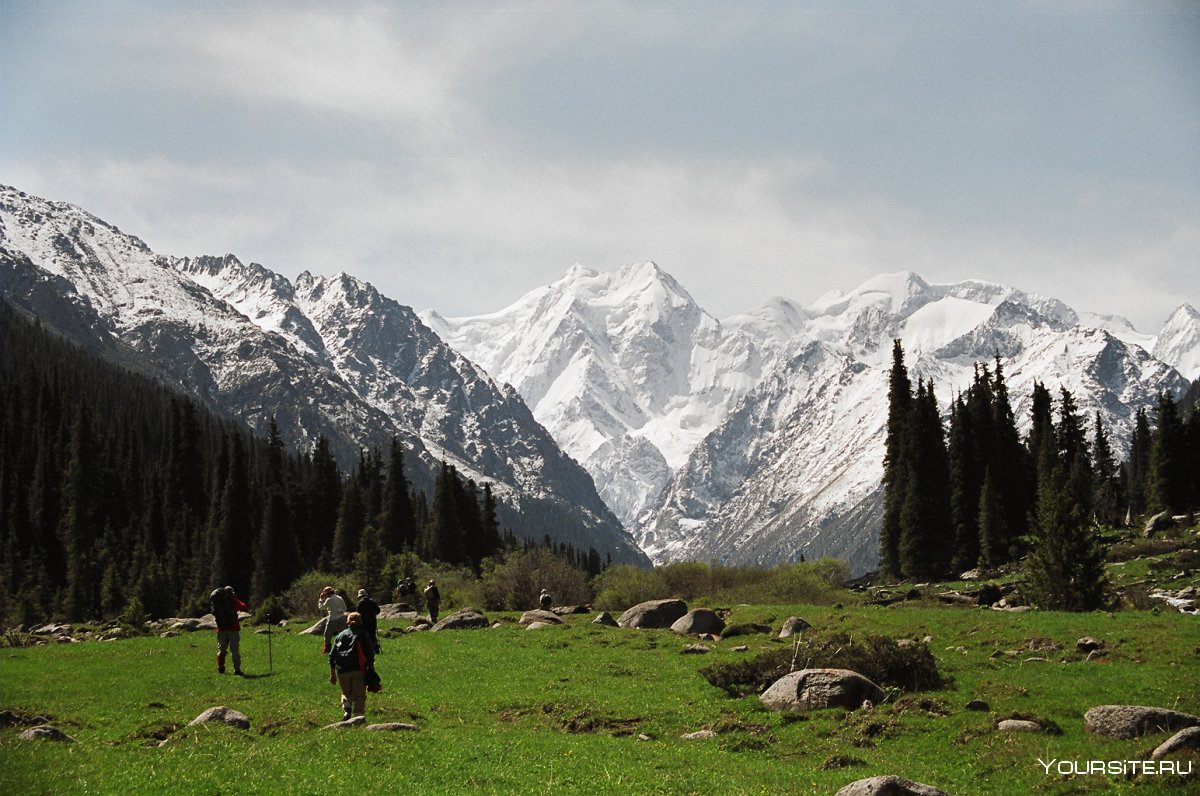 Пик Ельцина горы Киргизии