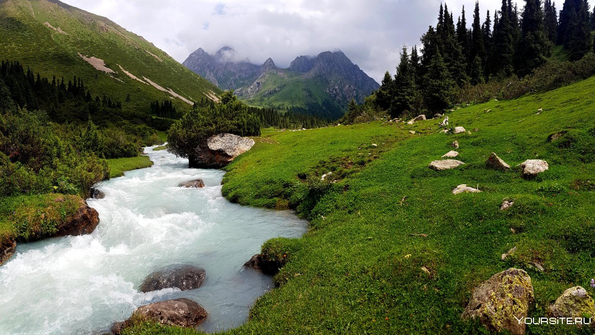 Красивый фото природы на а4 Кыргызстан