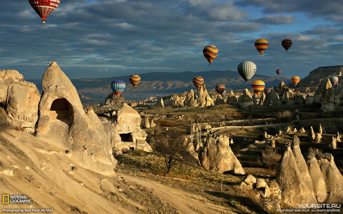 Воздушные шары Турция Каппадокия на карте