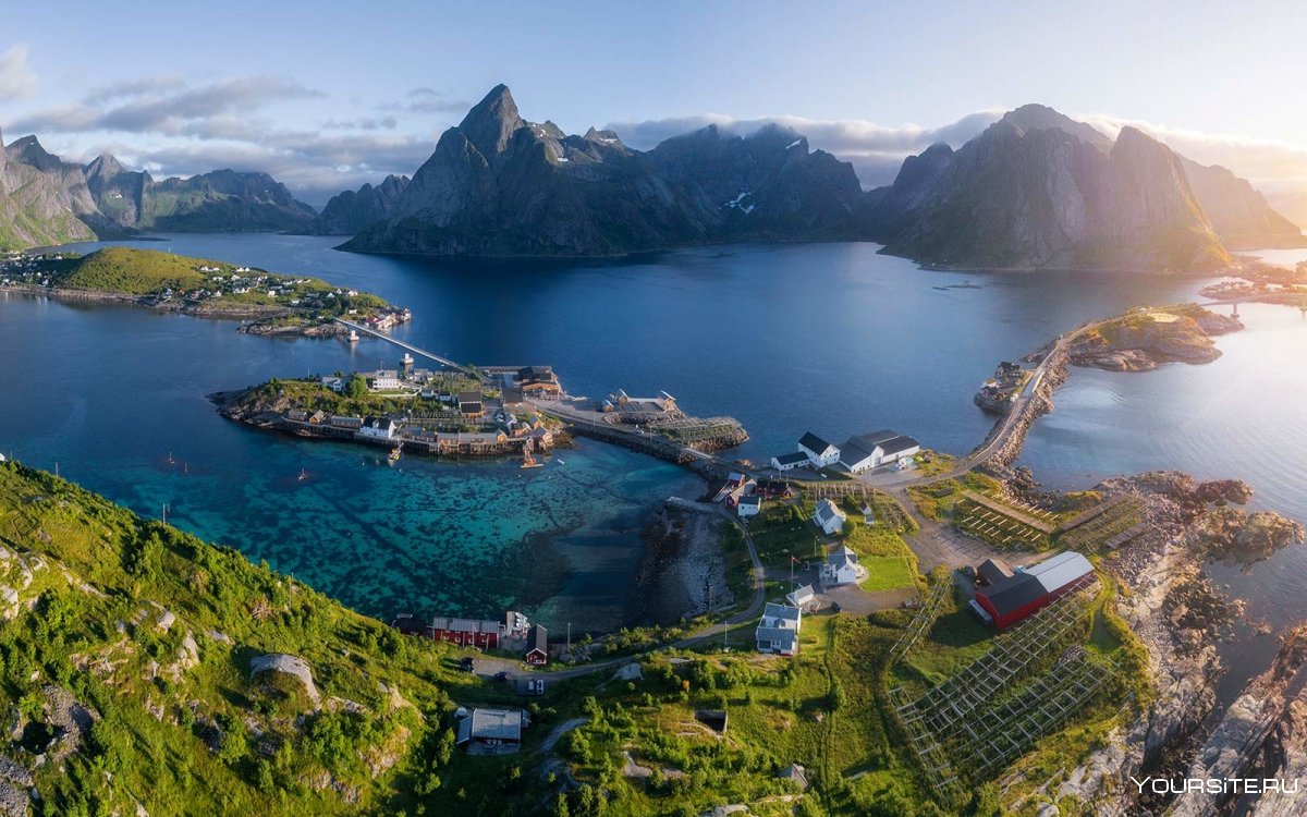 Норвежские фьорды панорама
