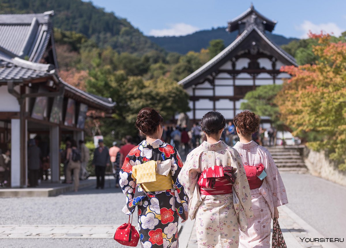 Туристы в Японии