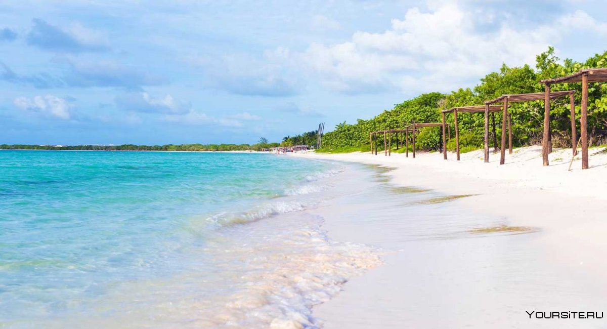 Куба пляж отеля Sol Кайо Коко