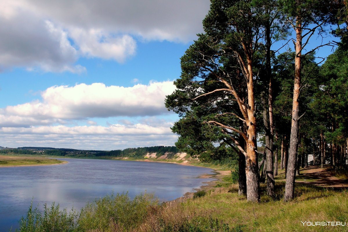 Северная Двина река Новодвинск