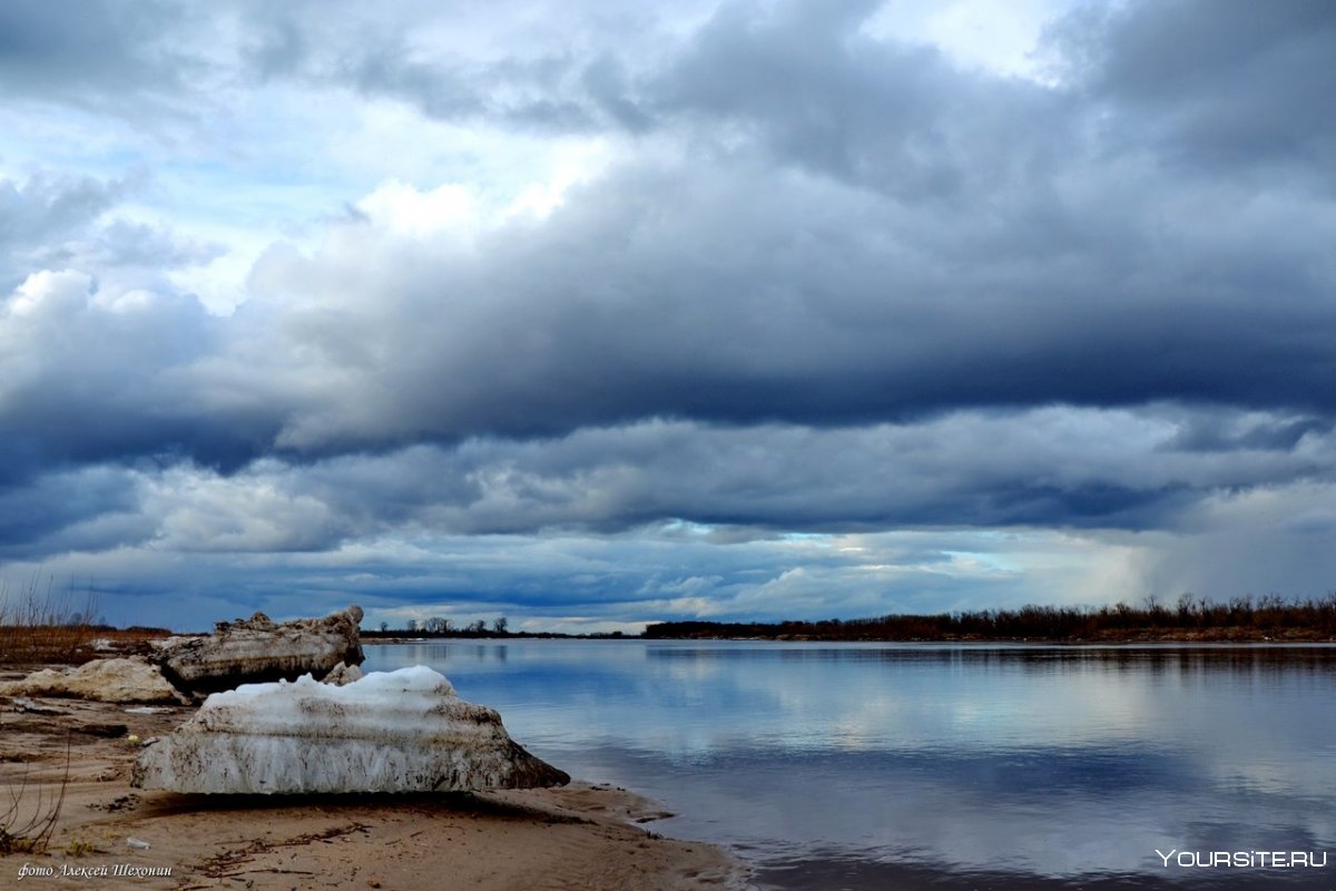 Река Северная Двина Архангельской области