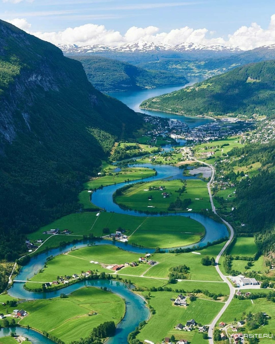 Город Стрюн Норвегия