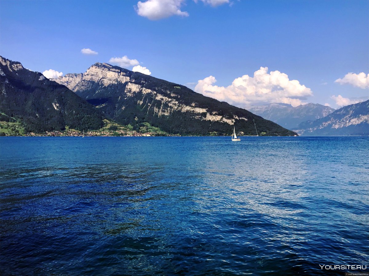 Лугано Швейцария Lake