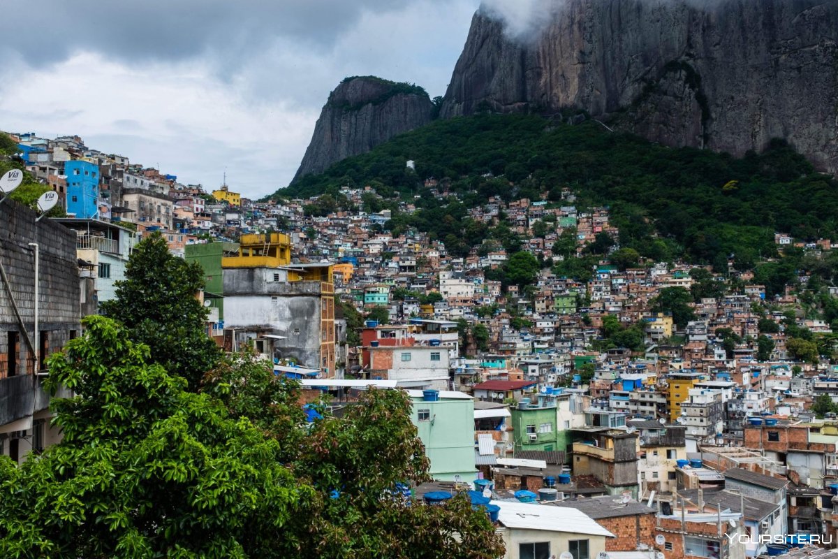 Бразилия Рио де Жанейро трущобы