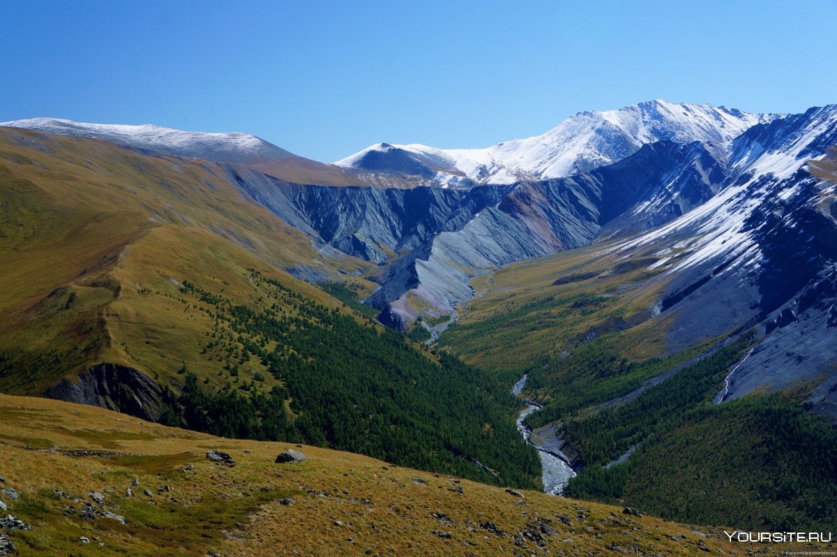 Перевал Кара Тюрек горный Алтай