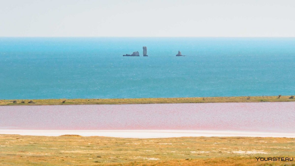 Опукский заповедник розовое озеро