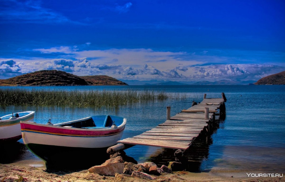 Озеро Титикака лодки